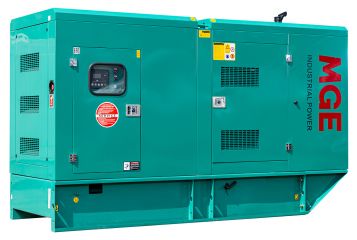 Дизельный генератор MGE P100CS в кожухе с АВР